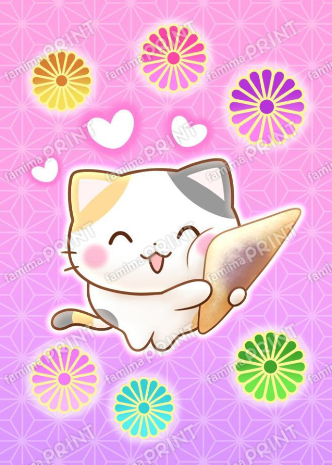 京都の三毛猫さん 笑顔