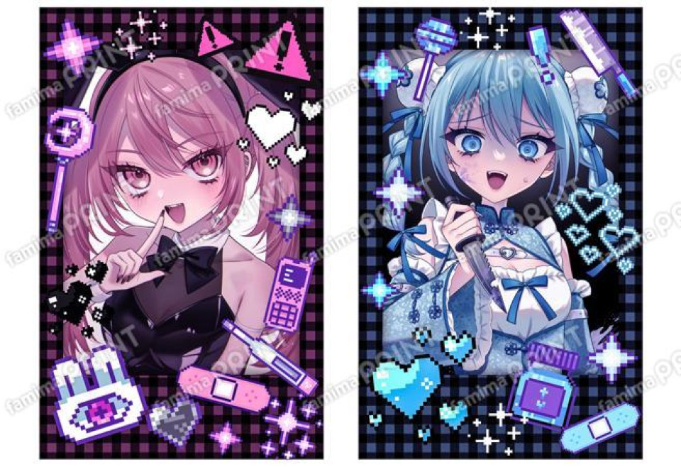 かわいい信仰チェキ風ブロマイド&シール1
