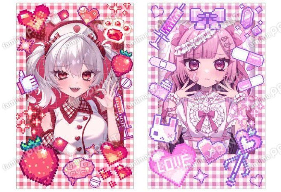 かわいい信仰チェキ風ブロマイド&シール3